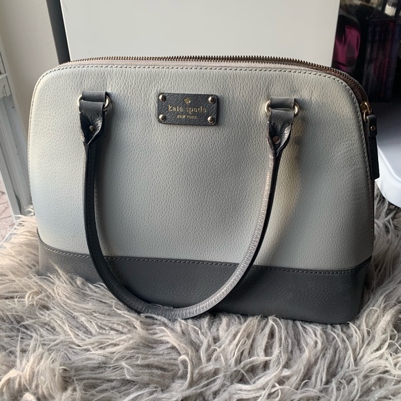 kate spade Handbags - Kate spade large gray satchel